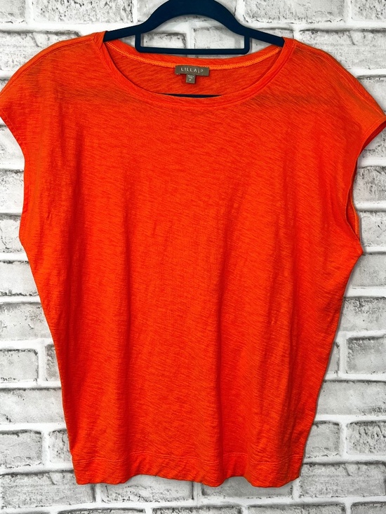 Lilla P Tops - 🧡|•LILLA P•| Orange Short Sleeve Top Size Medium